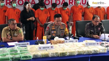 Polda Riau Musnahkan 744 Kilo Sabu, 478.584 Ekstasi Dan 131 Kilo Ganja
