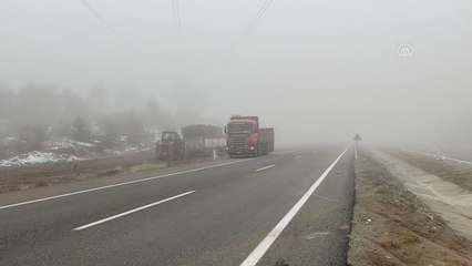 KAHRAMANMARAŞ - Yoğun sis etkili oluyor