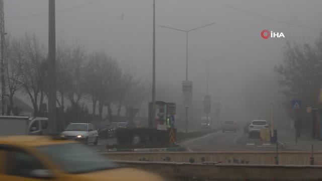 Edirne'de yoğun sis: Görüş mesafesi 30 metreye kadar düştü