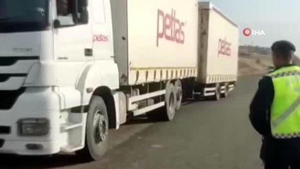 Jandarma'dan Malatya'da kış lastiği denetimi