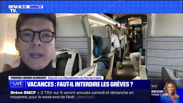 Il est aujourd'hui nécessaire d'encadrer le droit de grève , estime Pierre-Henri Dumont, député LR