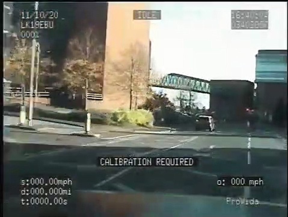 Merseyside Police chase reckless scrambler riders as they run red lights and crash