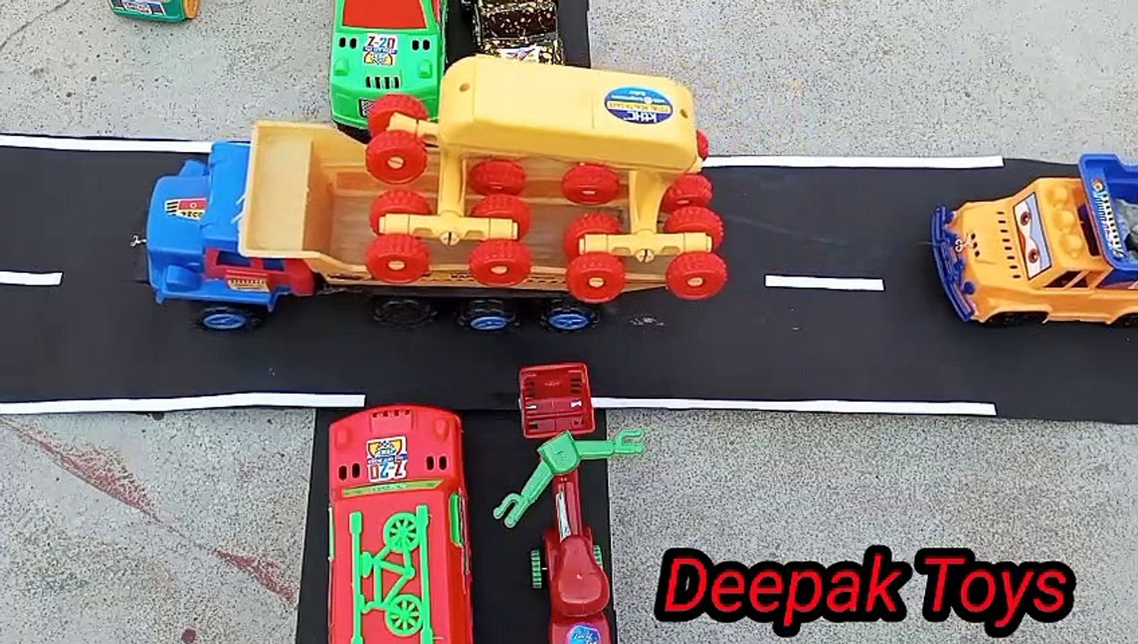 gadi Wala cartoon l toys truck ka video &car&truck&deep toys india