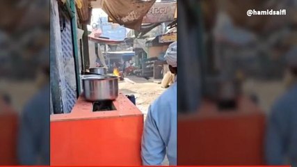 बुलंदशहर: चाय की दुकान पर गैस सिलेंडर में लगी भीषण आग, दो लोग झुलसे