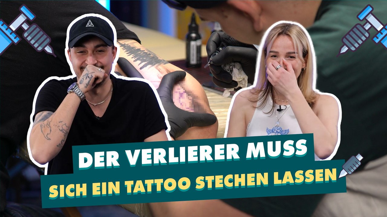 Der Verlierer muss sich ein Tattoo stechen lassen!