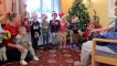 Nursery children sing Christmas carols