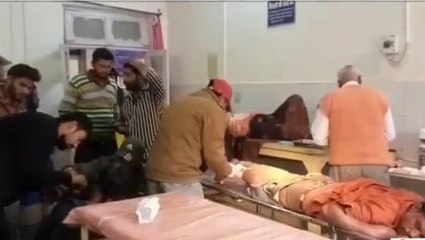 शिवपुरी : स्कॉर्पियो ने चार लोगों को रौंदा, जिला अस्पताल में घायलों का चल रहा उपचार