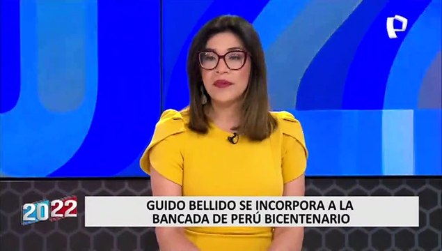 Guido Bellido se incorpora a bancada de Perú Bicentenario