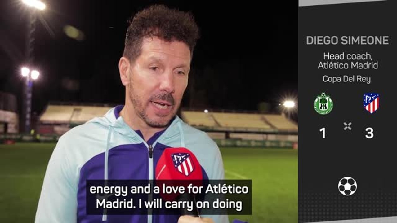 Simeone reflects on Atletico tenure after reaching 600 game milestone