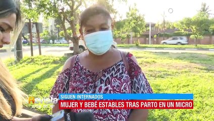 Una mujer dio a luz en un micro a su quinta bebé
