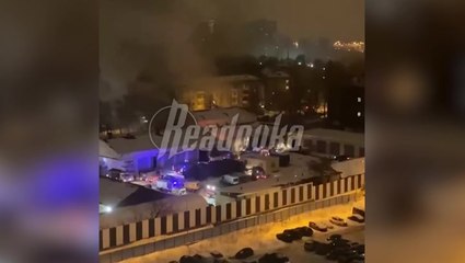 Fire engulfs Russian military facility in eastern Moscow