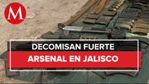 Guardia Nacional aseguró fusiles y cartuchos útiles en Jalisco