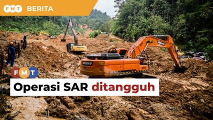 Operasi SAR ditangguh akibat hujan lebat