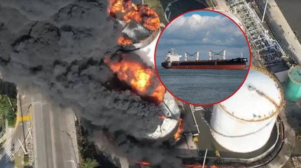 Se reanuda progresivamente actividad portuaria en Barranquilla en medio del incendio