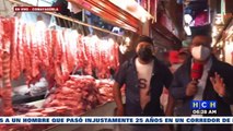 ¡Groseros! Cuatro lempiras más cara, la carne para nacatamales en mercados de Comayagüela