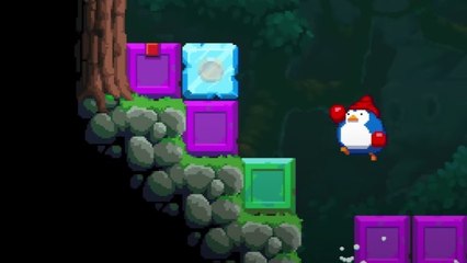 In The Punchuin geht ihr als boxender Pinguin auf die Suche nach Diamanten