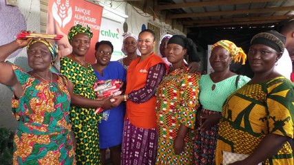 Le CNLVC et la banque alimentaire soulagent 300 enfants d’un orphelinat d’Abidjan