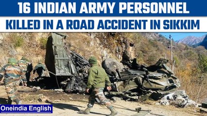 Download Video: Sikkim: 16 Indian army personnel killed after their truck fell into a gorge | Oneindia News *News