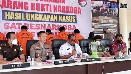 BNK Kutim Musnahkan Narkotika dan Miras