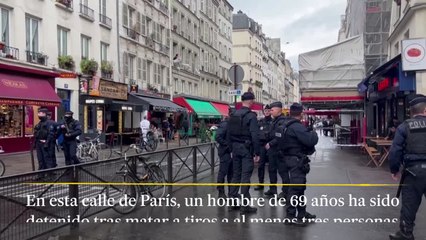 Un tiroteo en las calles del centro de París