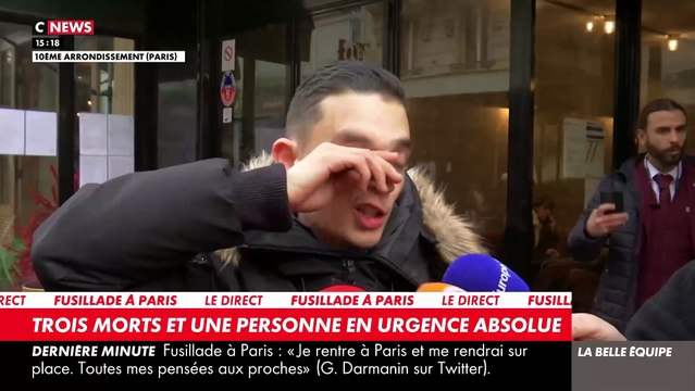 Fusillade à Paris - Regardez le témoignage d'un témoin de la fusillade qui raconte comment l'homme a froidement ouvert le feu en sortant un pistolet