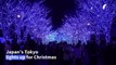 Christmas displays light up Tokyo as pandemic lingers
