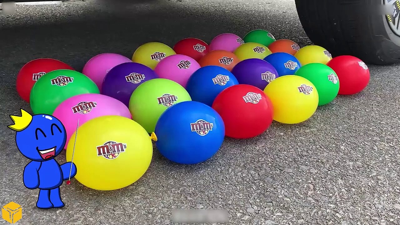 Car_Crushing_Rainbow_Friends_V usS_Giant_M&M_Ball__Crushing_Crunchy_&_Soft_Things_by car