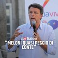 Matteo Renzi contro Giorgia Meloni: 