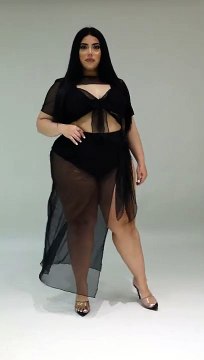 Plus size models lifestyle curvy woman in Exclusive Swim Suit .plus size women Fashion beauty.