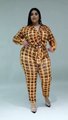 Plus size models lifestyle curvy woman in sunray babe legging dress.plus size women Fashion beauty.