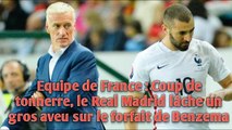 Equipe de France : Coup de tonnerre, le Real Madrid lâche un gros aveu sur le forfait de Benzema.