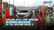 Dalam Satu Jam Sekitar 20 Mobil Melintas di Tol Bocimi Seksi 2