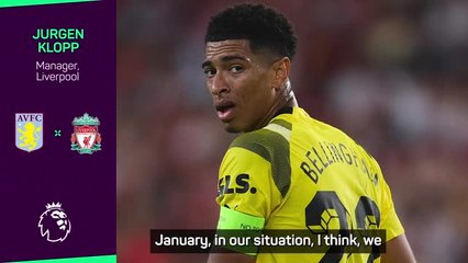 Liverpool 'prepared' for January window amid Bellingham links