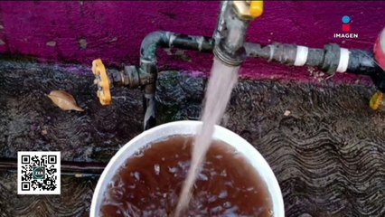 Denuncian agua sucia en la alcaldía Venustiano Carranza