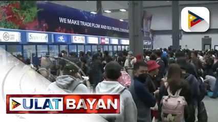 Mga pasahero sa Batangas Port, dagsa; Nasa 25-K bibiyahe ngayong araw