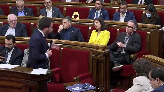 Pere Aragonès arremete contra los jueces españoles