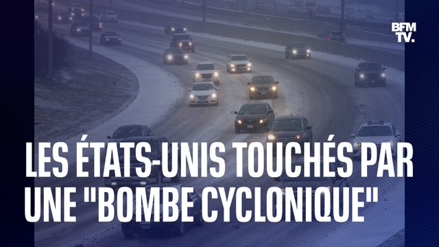 Les États-Unis touchés par une bombe cyclonique