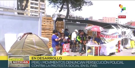 Movimientos sociales en Perú denuncian grave coyuntura política