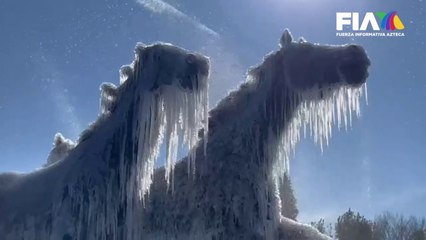 Así se prepara un reportero para enfrentar las temperaturas congelantes del norte de México