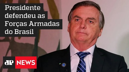 Bolsonaro: Forças armadas estão prontas para defender a liberdade