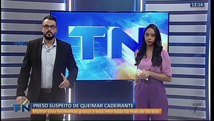 Скачать видео: Suspeito de tentar matar a esposa queimada é preso