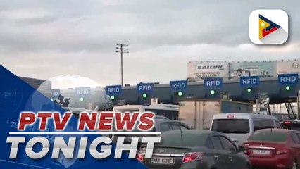 NLEX expects volume of vehicles at toll plazas to decrease around midnight