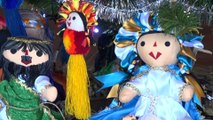 Muñeca indígena Lelé inspira originales pesebres navideños en México