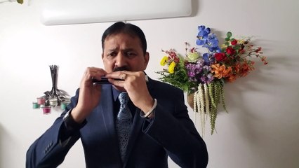 Aankho Hi Aankho Mein-Film C.I.D.1956-Vintage Song on Harmonica Live Performance by Mukund Kamdar