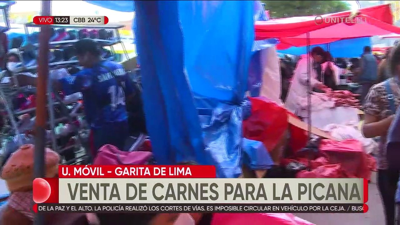 Población paceña busca carne de cordero, res y pollo para la ‘Picana navideña’