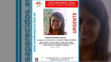 Hallado un cuerpo en los acantilados en los que desapareció Sandra Bermejo