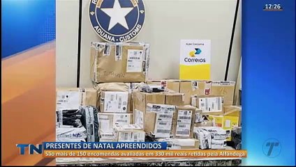 Presentes de Natal são apreendidos em Vitória