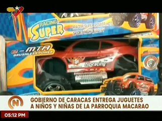 Gobierno de Caracas atiende a niños y niñas de 15 refugios con entrega de juguetes y plato navideño