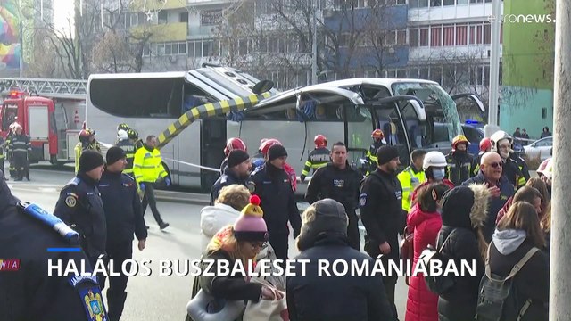 Halálos buszbaleset történt Bukarestben
