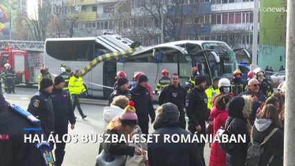 Halálos buszbaleset történt Bukarestben